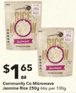 Ritchies Community Co Microwave Jasmine Rice offer