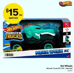 Woolworths Hot Wheels Monster Trucks RC 1:24 - Assorted offer