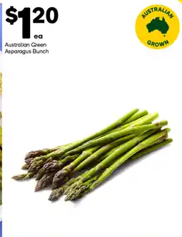 Woolworths Australian Green Asparagus Bunch offer