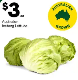 Woolworths Australian Iceberg Lettuce offer
