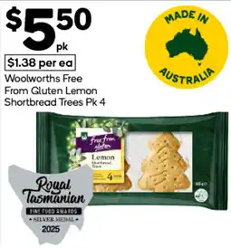 Woolworths Woolworths Free From Gluten Lemon Shortbread Trees offer