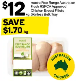 Woolworths macro Free Range Australian Chicken Breast Fillets offer