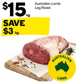 Woolworths Australian Lamb Leg Roast offer