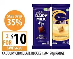 Supabarn Cadbury Chocolate Blocks offer