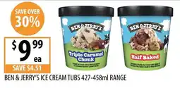 Supabarn Ben & Jerry's Ice Cream Tubs offer