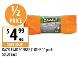 Supabarn Dazzle Microfibre Cloths offer