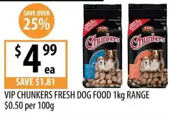 Supabarn VIP Chunkers Fresh Dog Food offer