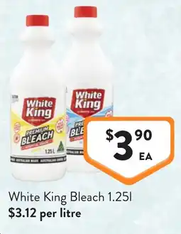 Foodworks White King Bleach offer