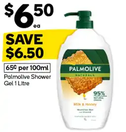Woolworths Palmolive Shower Gel offer