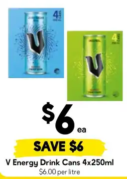 Drakes V Energy Drink Cans offer
