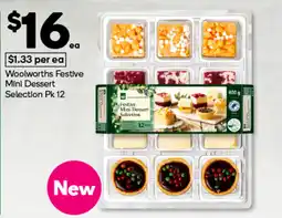 Woolworths Woolworths Festive Mini Dessert Selection offer