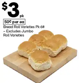 Woolworths Bread Roll Varieties offer