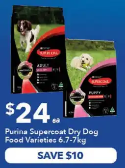 Ritchies Purina Supercoat Dry Dog Food Varieties offer