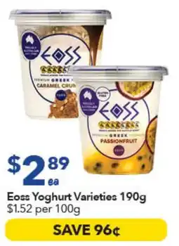 Ritchies Eoss Yoghurt Varieties offer
