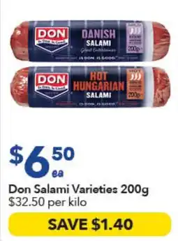Ritchies Don Salami Varieties offer
