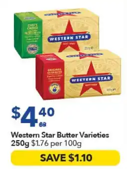 Ritchies Western Star Butter Varieties offer