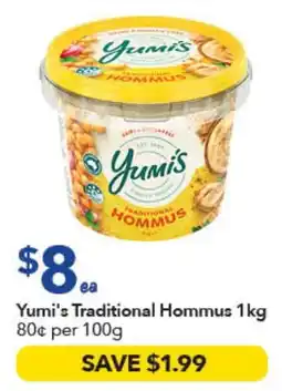 Ritchies Yumi's Traditional Hommus offer