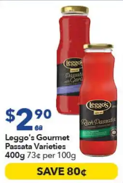 Ritchies Leggo's Gourmet Passata Varieties offer