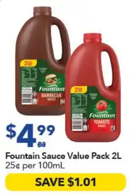 Ritchies Fountain Sauce Value Pack offer