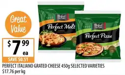 Supabarn Perfect Italiano Grated Cheese Selected Varieties offer