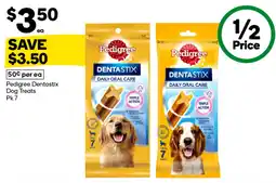 Woolworths Pedigree Dentastix Dog Treats offer