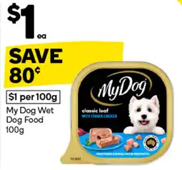 Woolworths My Dog Wet Dog Food offer