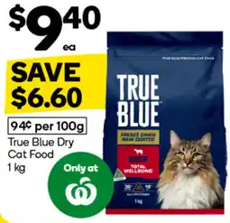 Woolworths True Blue Dry Cat Food offer