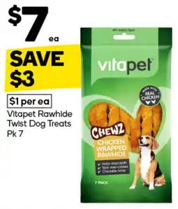 Woolworths Vitapet Rawhide Twist Dog Treats offer