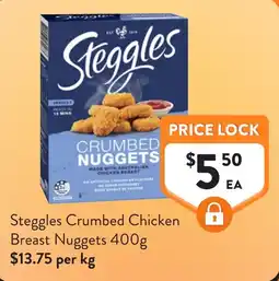 Foodworks Steggles Crumbed Chicken Breast Nuggets offer