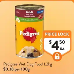 Foodworks Pedigree Wet Dog Food offer