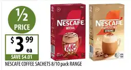 Supabarn Nescafe Coffee Sachets offer