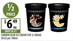 Supabarn Connoisseur Ice Cream Tub offer