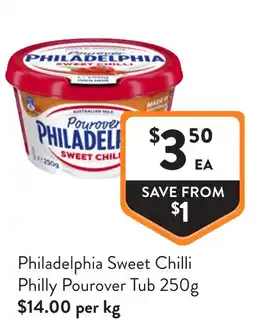 Foodworks Philadelphia Sweet Chilli Philly Pourover Tub offer