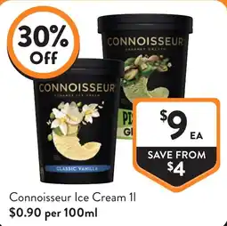 Foodworks Connoisseur Ice Cream offer