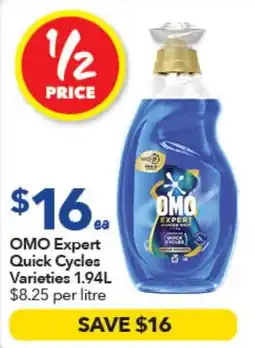 Ritchies OMO Expert Quick Cycles Varieties offer