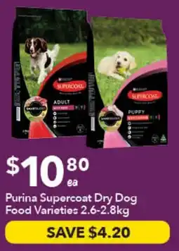 Ritchies Purina Supercoat Dry Dog Food Varieties offer
