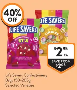 Foodworks Life Savers Confectionery offer