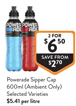Foodworks Powerade Sipper Cap offer
