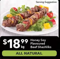 Ritchies Honey Soy Flavoured Beef Shashliks offer