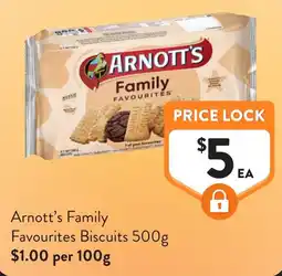 Foodworks Arnott's Family Favourites Biscuits offer