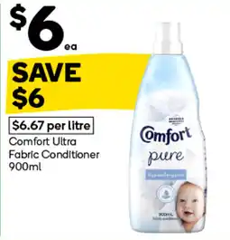 Woolworths Comfort Ultra Fabric Conditioner offer