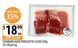 Supabarn Supabarn Aged Prosciutto Sliced offer