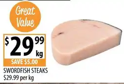 Supabarn Swordfish Steaks offer