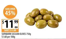 Supabarn Supabarn Sicilian Olives offer