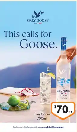 Foodworks Grey Goose Vodka offer