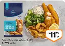 Foodworks Global Crumbed Whiting offer
