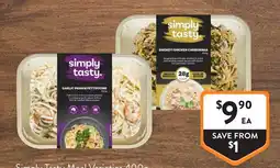 Foodworks Simply Tasty Meal Varieties offer
