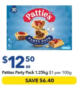 Ritchies Patties Party Pack offer