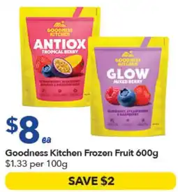 Ritchies Goodness Kitchen Frozen Fruit offer