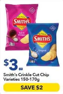 Ritchies Smith's Crinkle Cut Chip Varieties offer